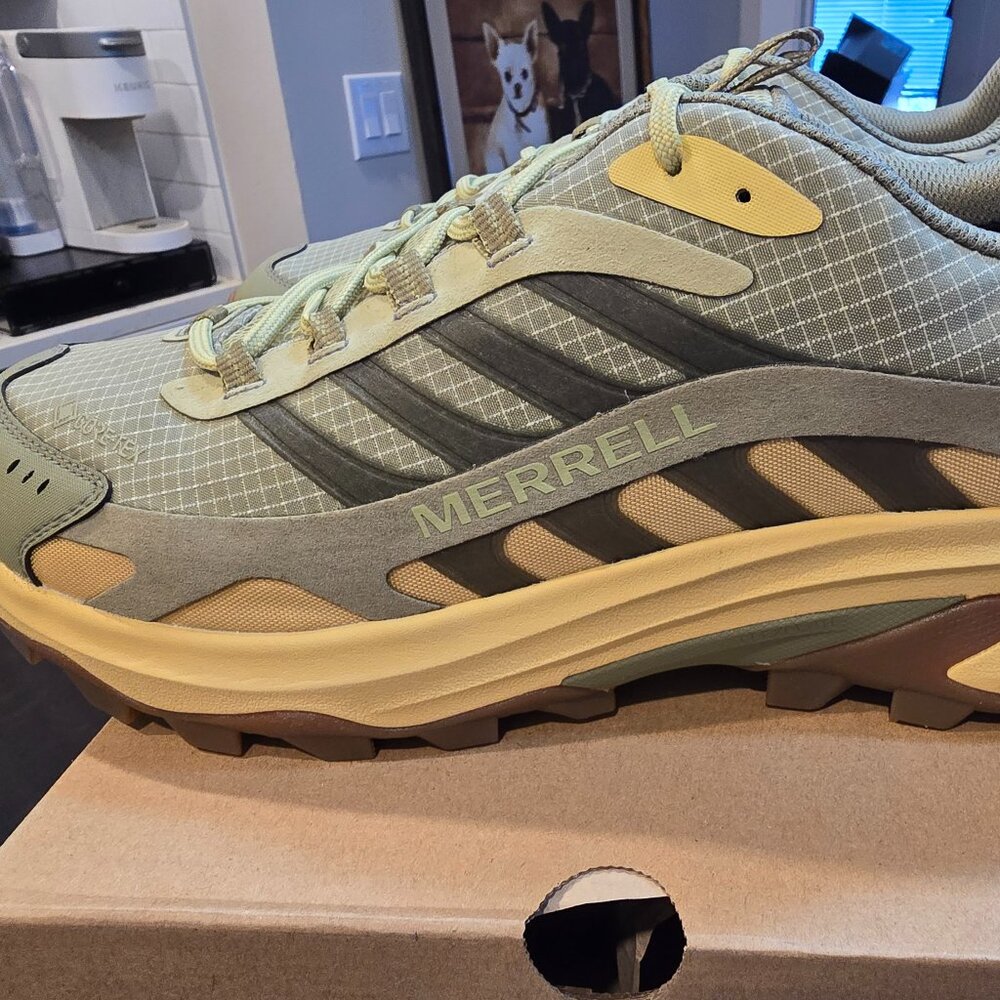 Merrell Mens Moab Speed 2 GTX Outdoor Gore-Tex Hiking Trail Shoes Size 10.5 NEW